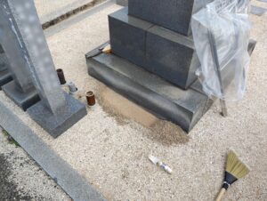 船穂町地内墓地の改修｜施工工程